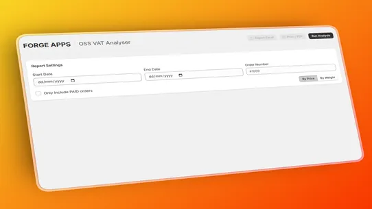 Forge: OSS VAT Analyser screenshot
