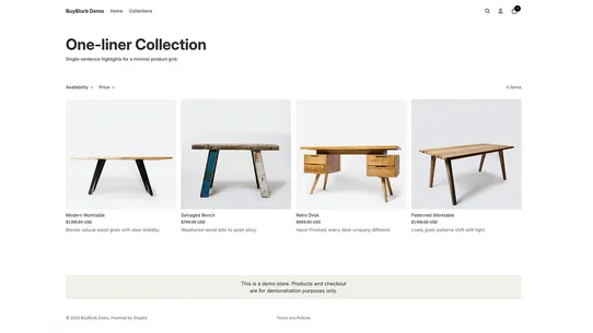 BuyBlurb: AI Product Summaries screenshot