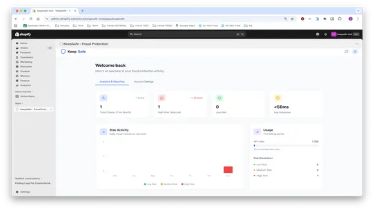 KeepSafe Fraud Protection screenshot