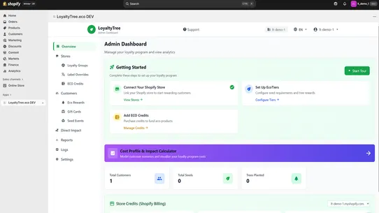 LoyaltyTree.eco screenshot