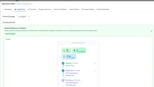 LoyaltyTree.eco screenshot