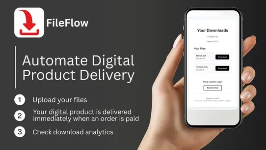 FileFlow ‑ Digital Downloads screenshot