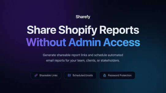 Sharefy – Report Sharing screenshot