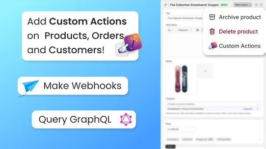 AdminActions | Custom Macros screenshot