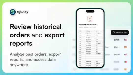 Syncify Tracking Health screenshot
