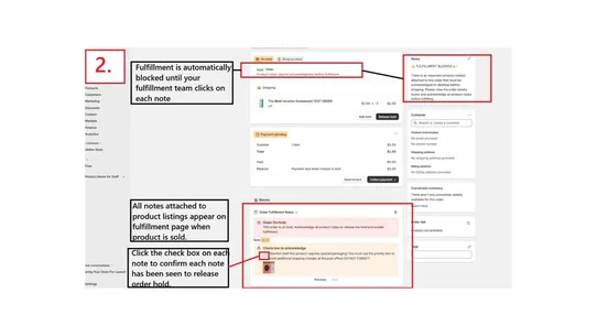 Notey‑ Product Notes for Staff screenshot