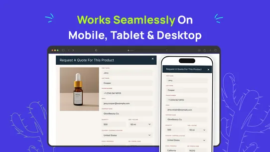 K: Request a Quote&amp;Hide Price screenshot