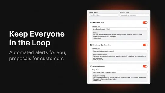 GP Request Quote screenshot