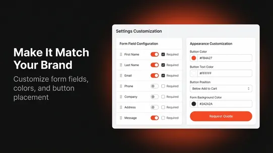 GP Request Quote screenshot