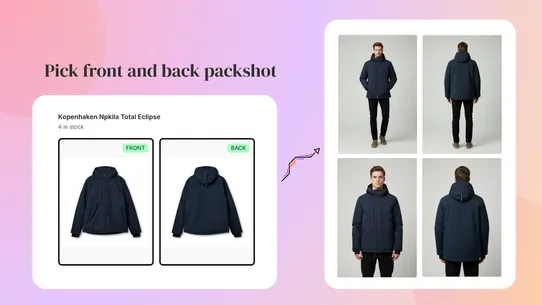 PackScene ‑ AI model images screenshot