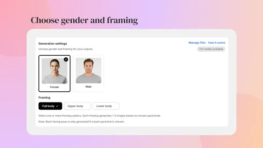 PackScene ‑ AI model images screenshot