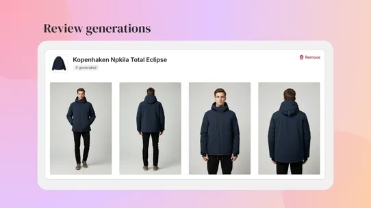 PackScene ‑ AI model images screenshot