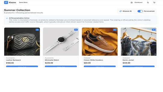 Kloovo AI screenshot