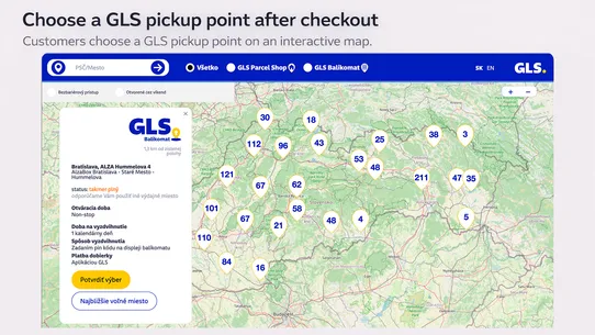 GLS Slovakia screenshot