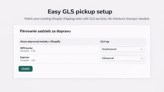 GLS Slovakia screenshot