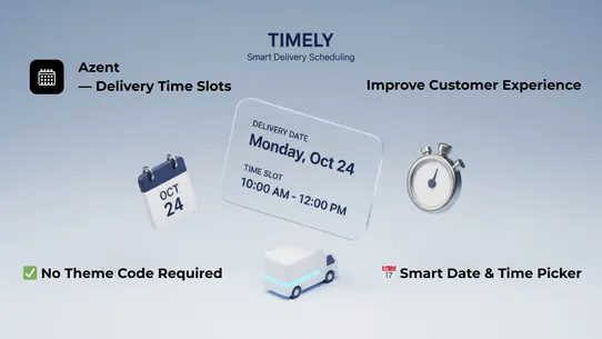 Azent – Delivery Time Slots screenshot