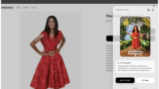 Immerso: AI Virtual Try‑On screenshot
