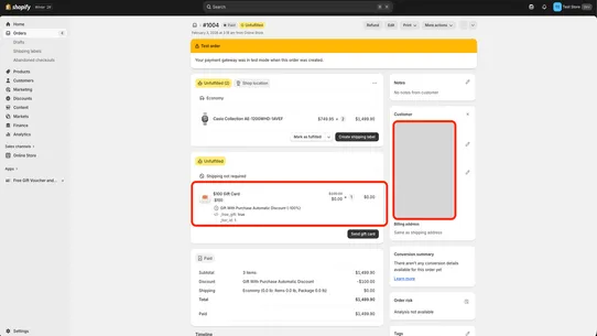 Free Gift Item &amp; Voucher Suite screenshot