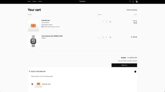 Free Gift Item &amp; Voucher Suite screenshot