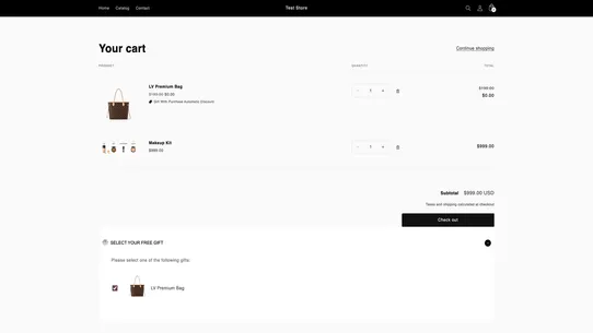 Free Gift Item &amp; Voucher Suite screenshot