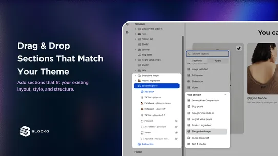 Blocko: AI Theme Sections screenshot