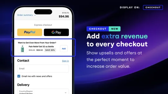 Upsellr: All‑In‑One Upsells screenshot