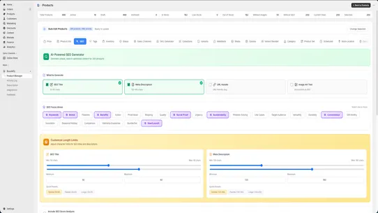 Buuulkify screenshot