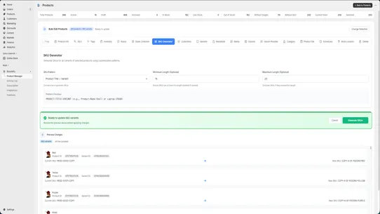 Buuulkify screenshot