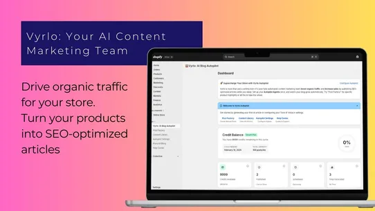 Vyrlo: AI Blog Autopilot screenshot