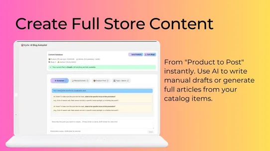 Vyrlo: AI Blog Autopilot screenshot