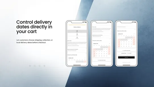 TruBytes Delivery Date Picker screenshot