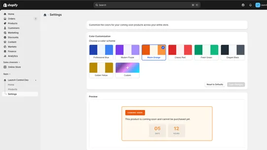 Launch Control screenshot