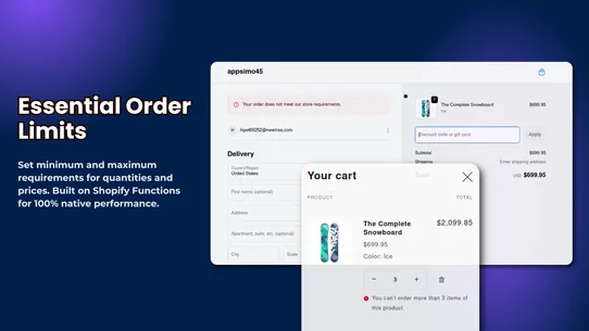 Bear: Order Limits screenshot