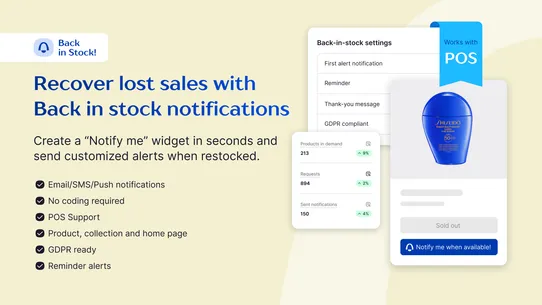 Notify! Back in Stock|PreOrder screenshot