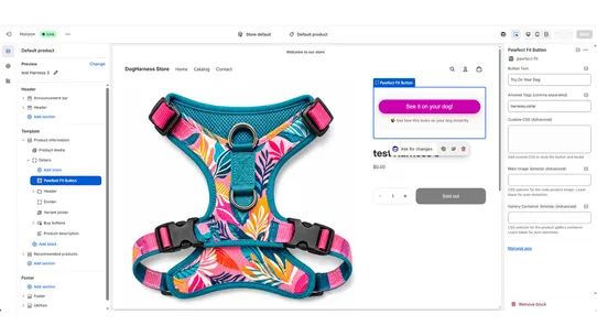 Pawfect Fit ‑ AI Dog Try On screenshot