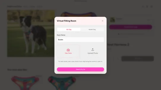 Pawfect Fit ‑ AI Dog Try On screenshot