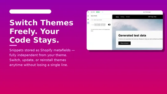 Insert Header and Footer screenshot