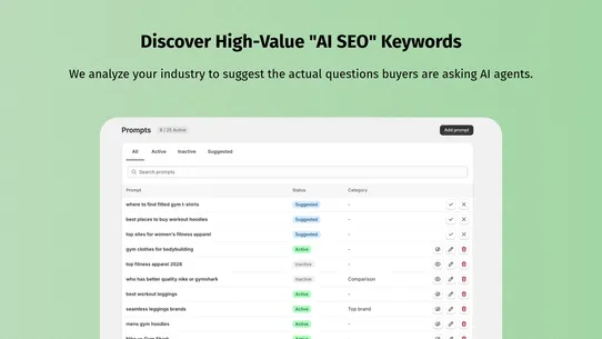 Agentic Shopper: AI Visibility screenshot