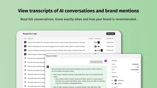 Agentic Shopper: AI Visibility screenshot