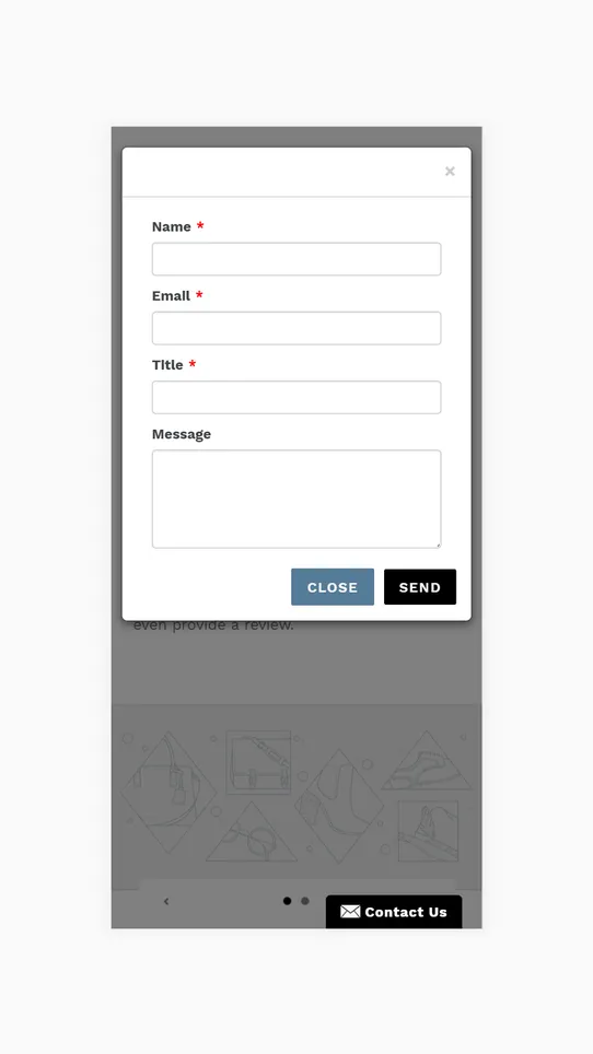 PX Contact Form screenshot