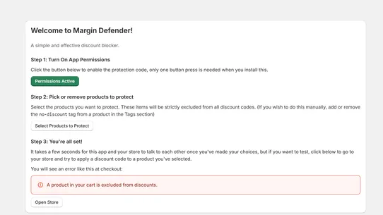 Margin Defender screenshot