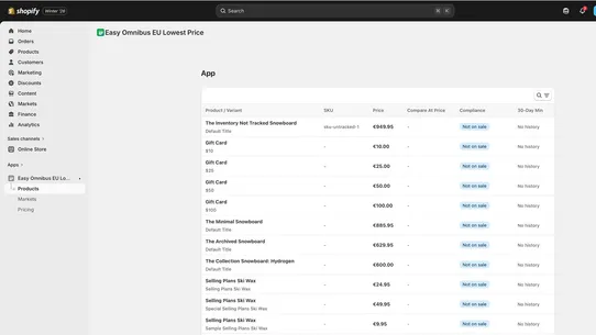 Easy Omnibus EU Lowest Price screenshot