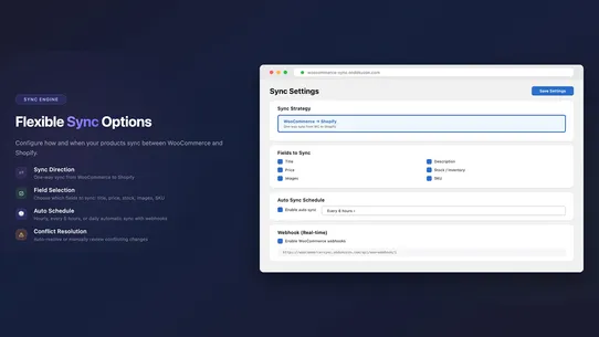 WooSync Woocommerce Import screenshot