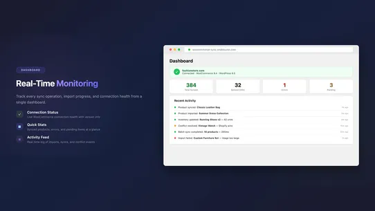 WooSync Woocommerce Import screenshot