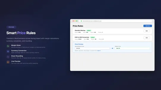 WooSync Woocommerce Import screenshot