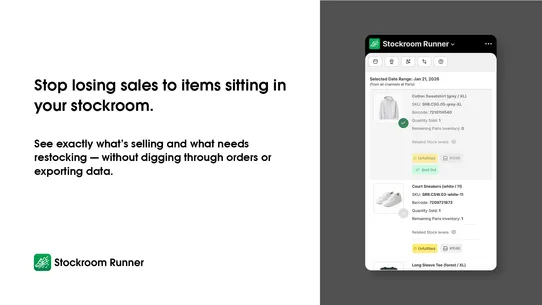 Stockroom Runner screenshot