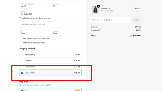 Nomad Wear screenshot