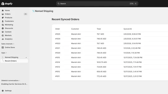 Nomad Wear screenshot