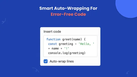 GA: Insert Code screenshot