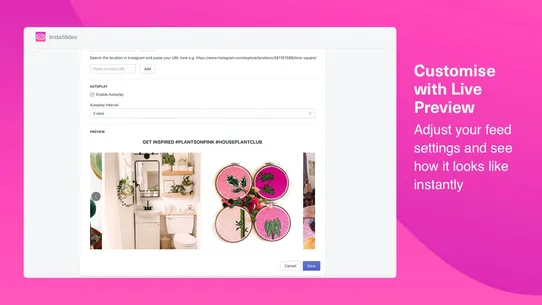 InstaSlides screenshot